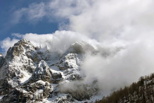 Get a piece of weather information firsthand about the weather at Vršič pass.