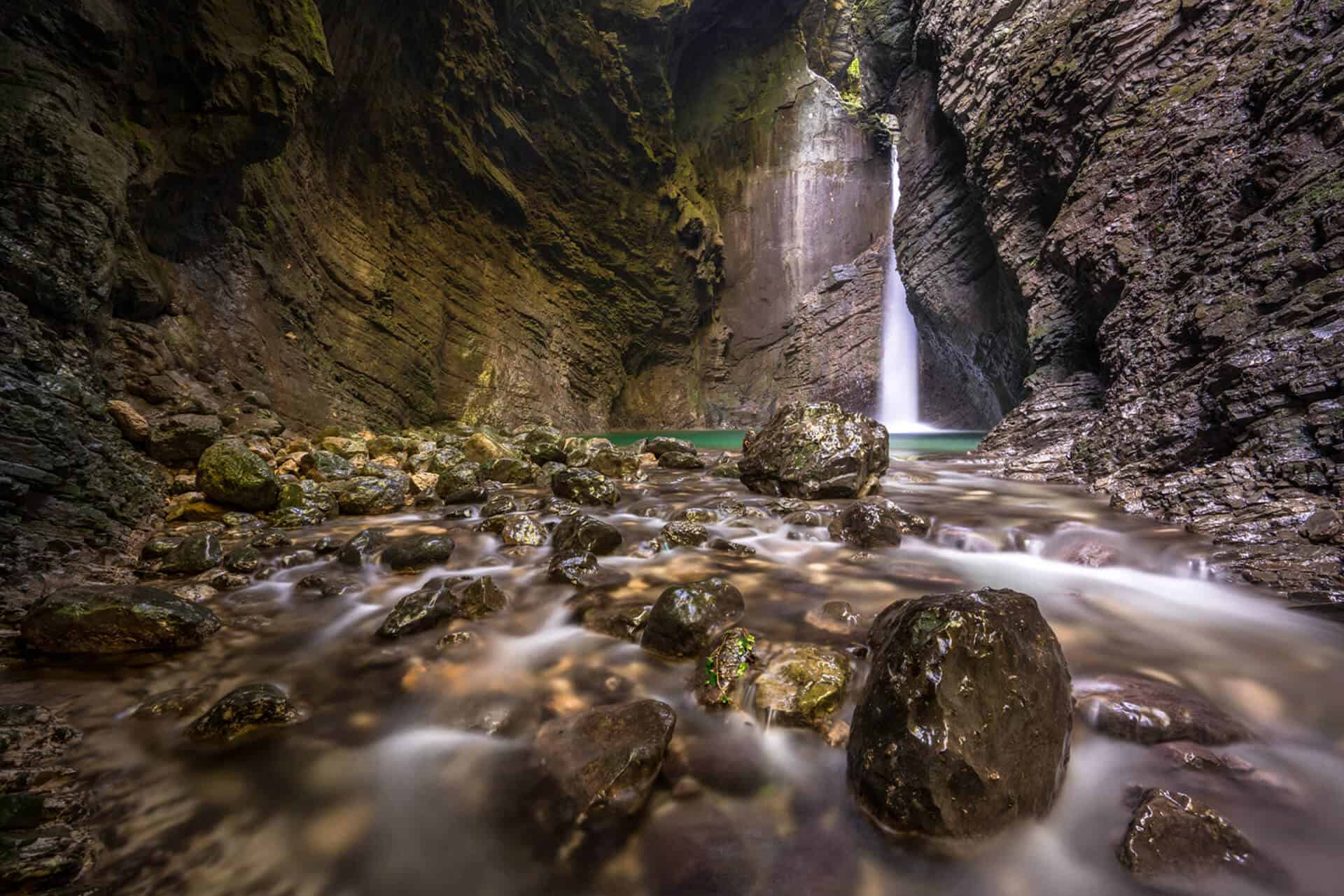 Kozjak Waterfall Kobarid Soča walley