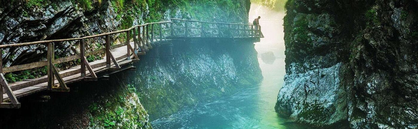 Soteska Vintgar or Vintgar Gorge