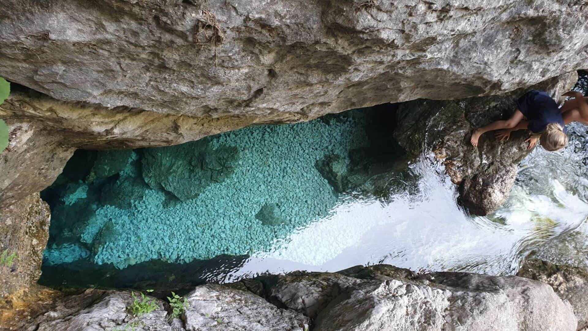 The source of the Soča river