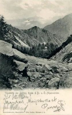 Voshütte - Erjavec Lodge on Vršič (1905)