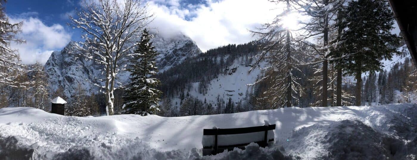 A Year-Round Open Alpine hut on Vršič Pass Slovenia