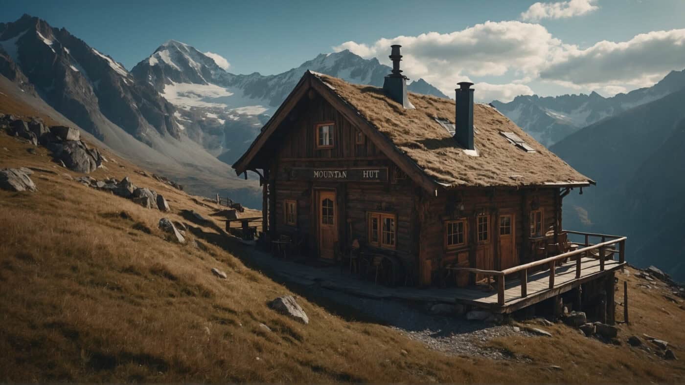 Mountain hut Vršič Kranjska Gora Slovenia