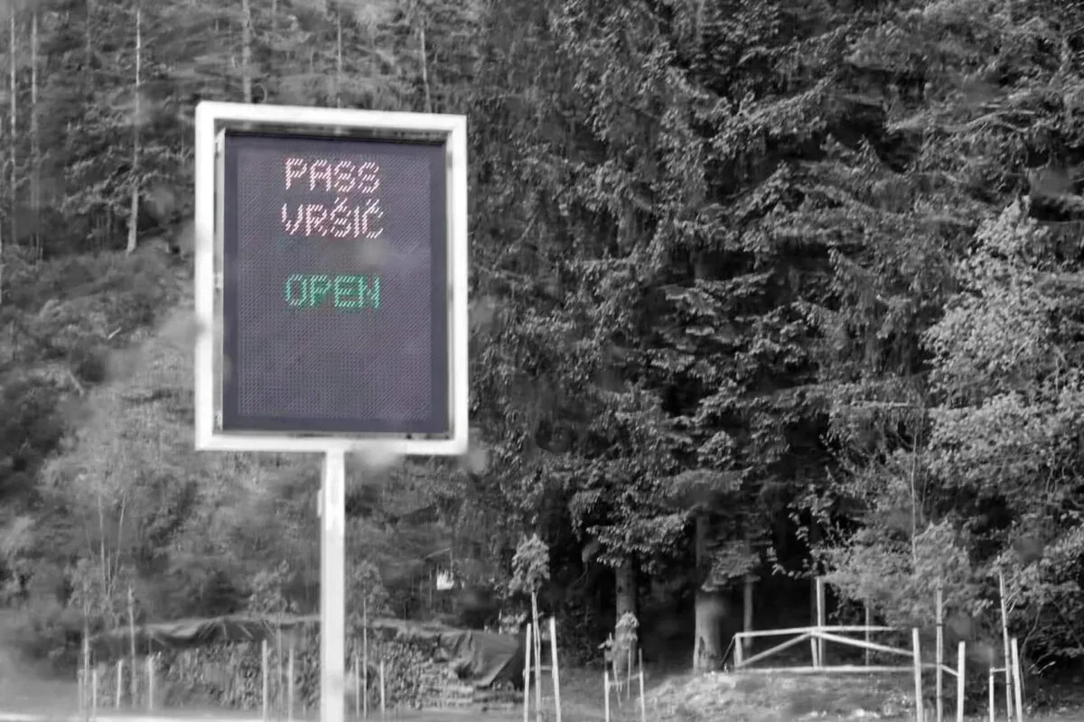 Vrsic pass open or just Transit