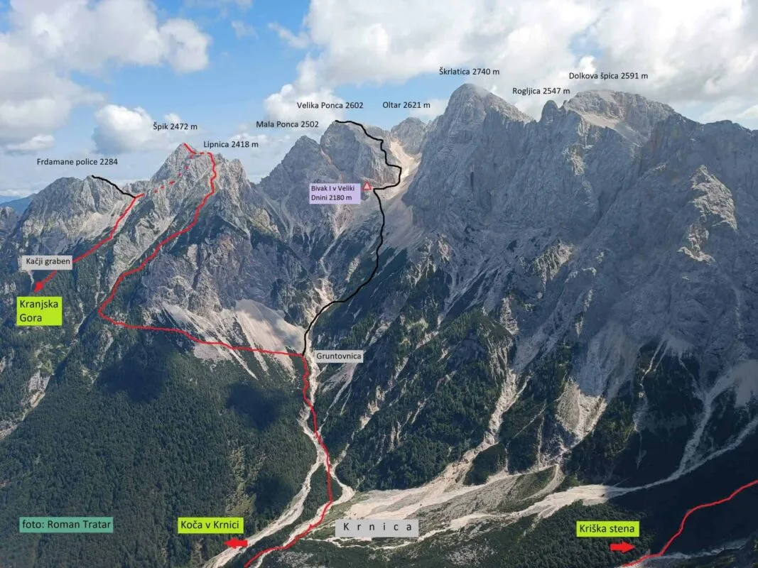 Hiking Trails Around Vrsic Pass - Kranjska Gora - Slovenia