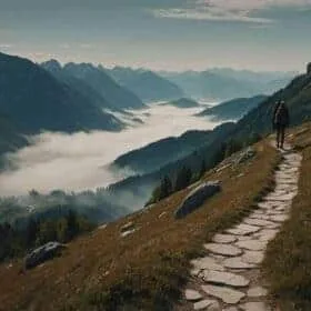 Slovenian mountain trail