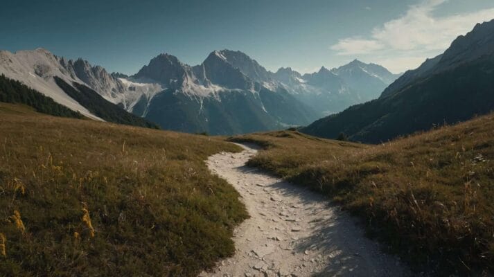 Slovenian mountain trail