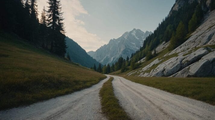 Slovenian mountain trail