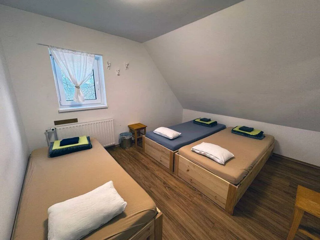 Reserve your accommodation, private room or bed at Vršič Pass, between Kranjska Gora, the source of Soča River and Trenta. Triple room in Erjavčeva hut Vršič Kranjska Gora
