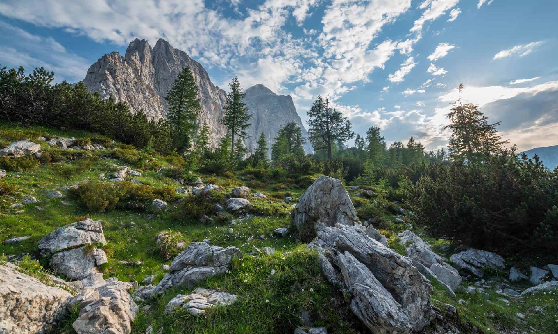 Slemenova Spica from Vrsic pass in Julian Alps 05