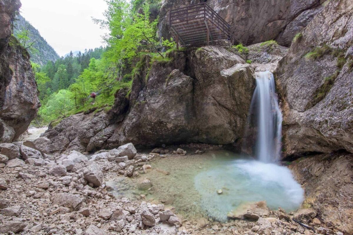 Mlinarica waterfall, Slovenia