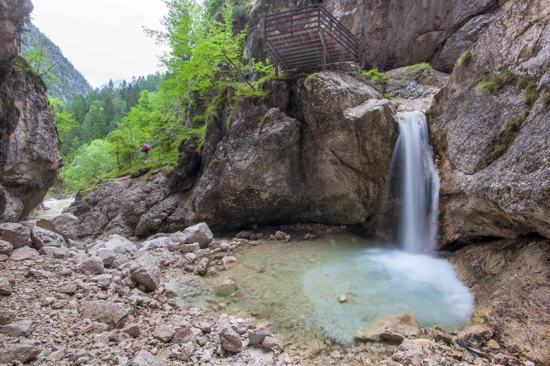 Mlinarica waterfall, Slovenia