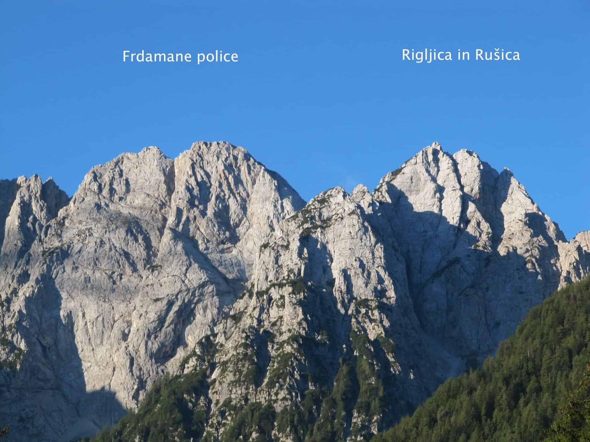 Rušica Rigljica and Frdamane police mountain Slovenia