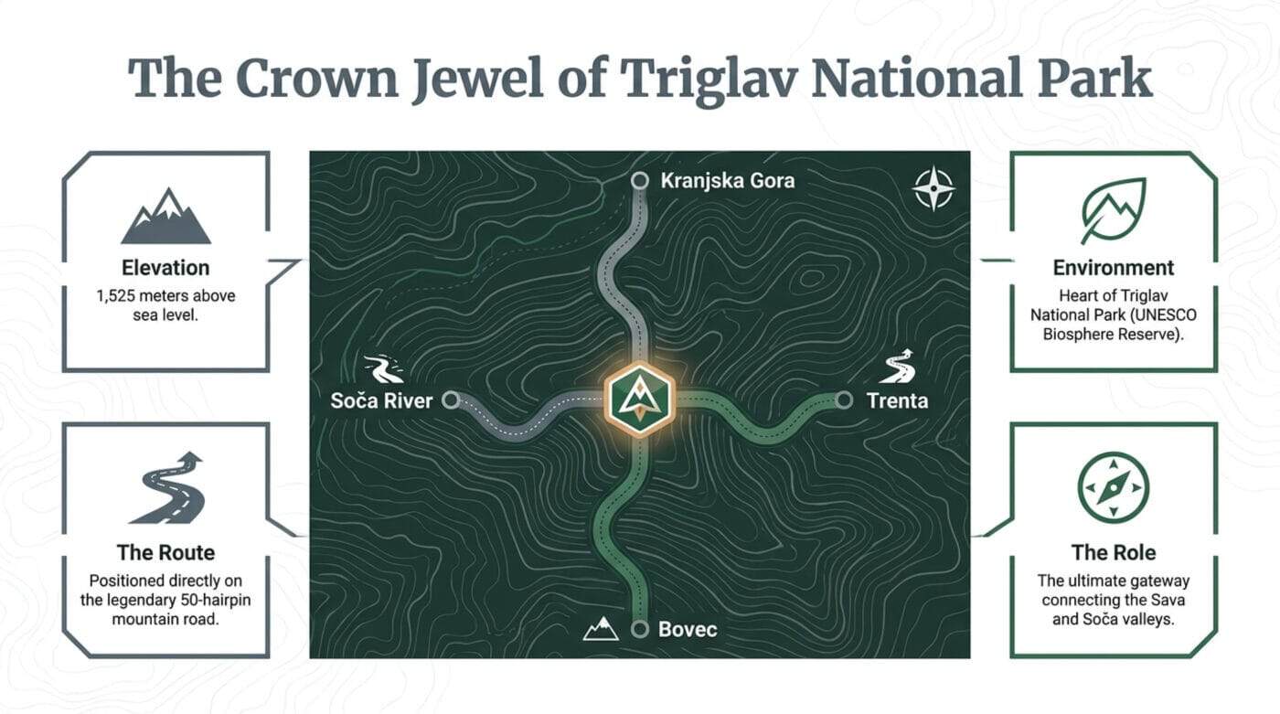 Slovenia – Julian Alps – Kranjska Gora – Vršič Pass – Erjavčeva koča Mountain Hut - The crown jewel of triglav national park