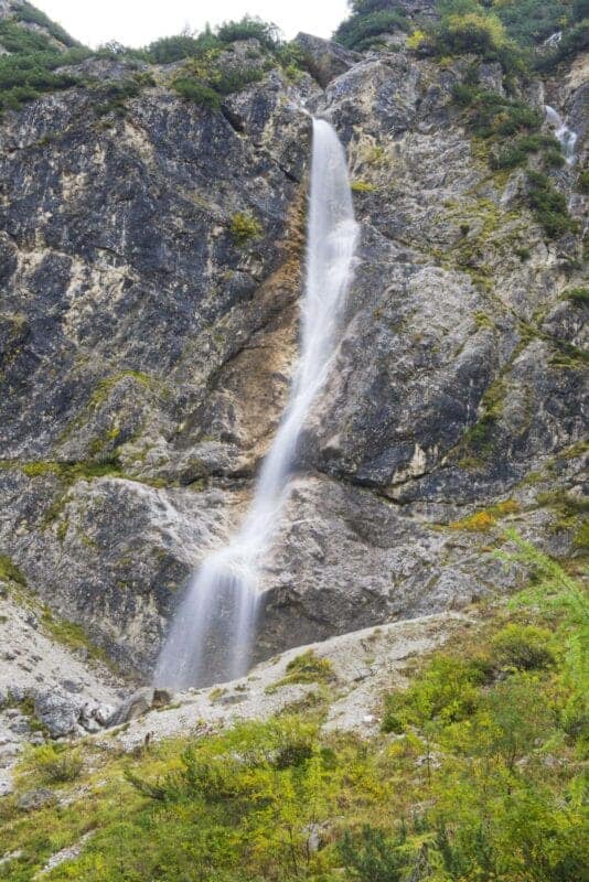 Črne vode waterfall, Slovenia