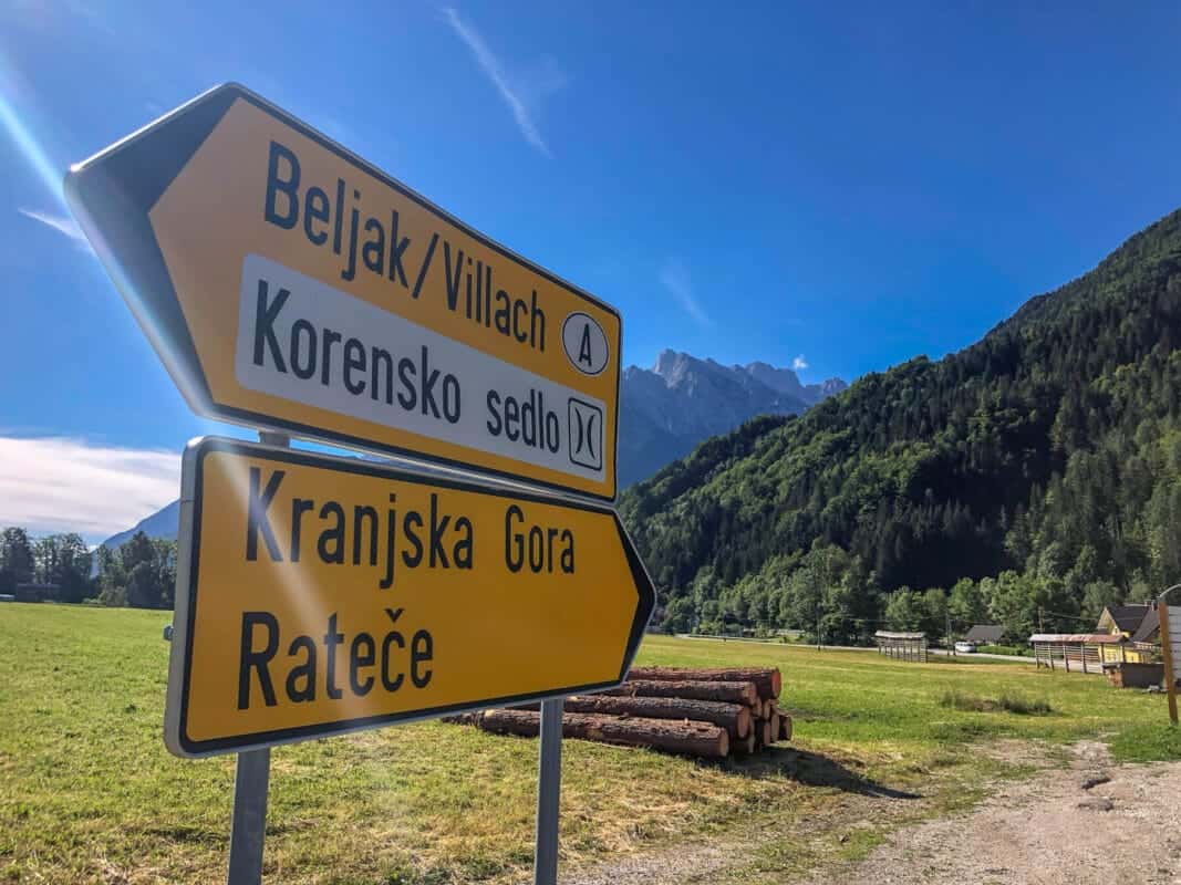 korensko sedlo pass, slovenia