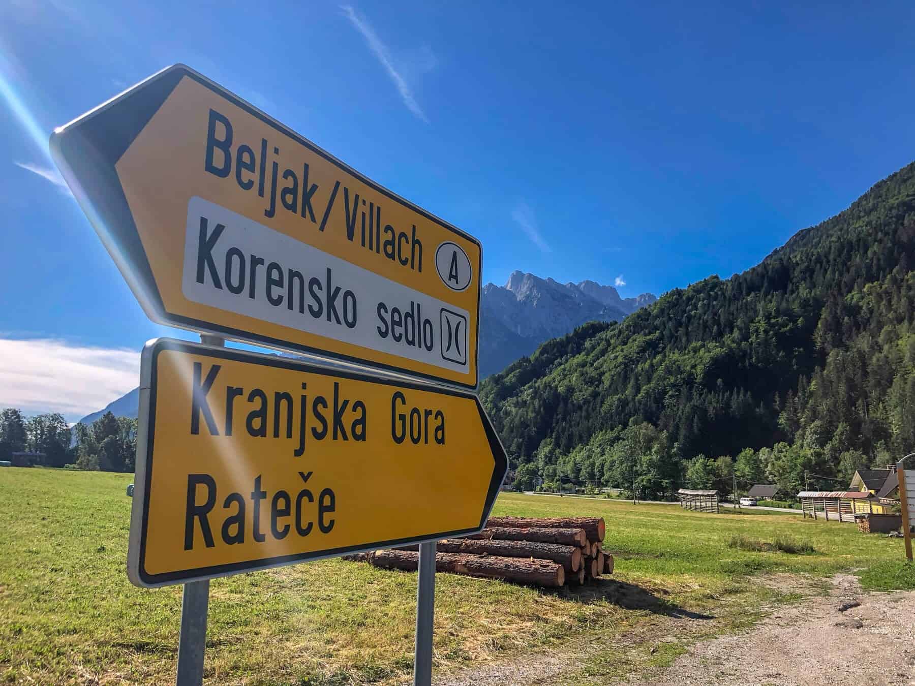 korensko sedlo pass, slovenia