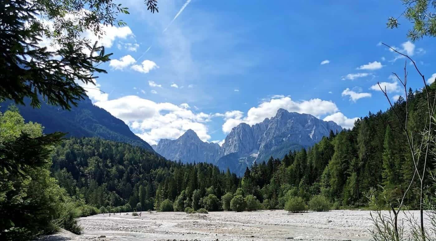 mala pišnica valley, kranjska gora, slovenia