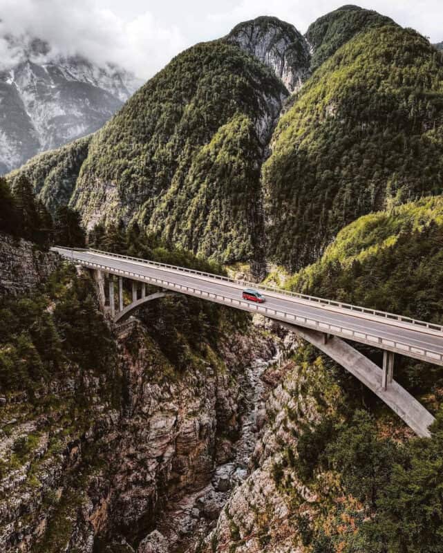 predil pass between Slovenia and Italy