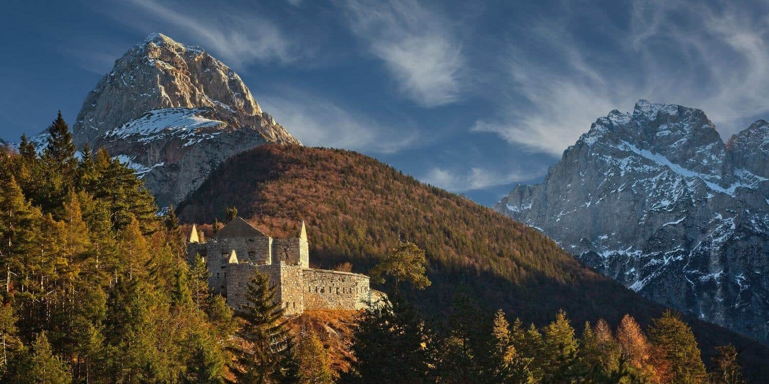 Predil pass, Slovenia - Italy