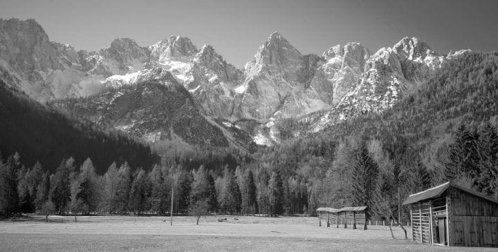 Veliki oltar mountain in Slovenia